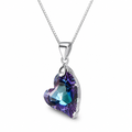 Collar Corazón Cristal Swarovski detalle