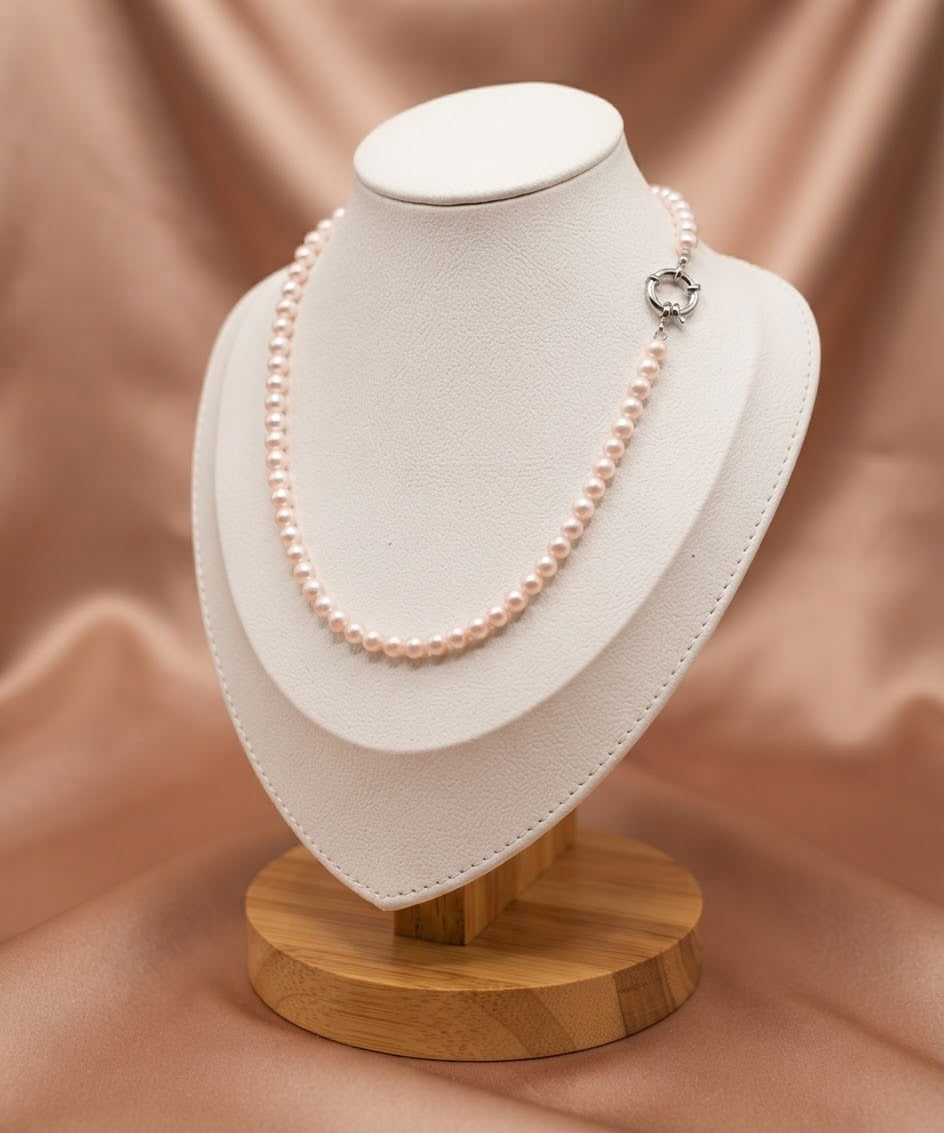 Collar de Perlas Mallorca Blush